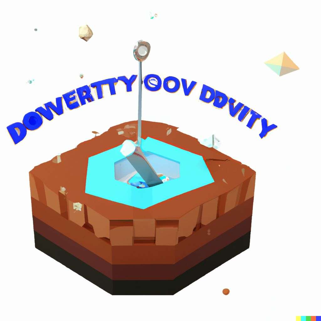 the discovery of gravity, low polygon isometric render
